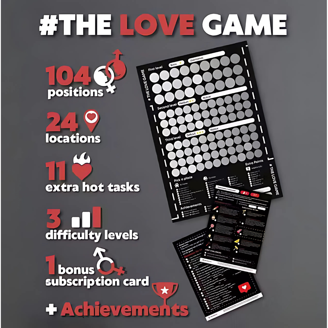 169 Romantic Challenges – Scratch-Off Poster for Couples 💘
